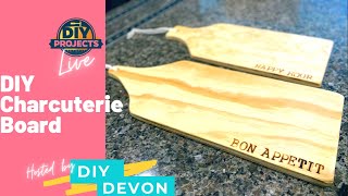 How to make your own Charcuterie Tray from Scrap Wood & How to arrange the best spread!