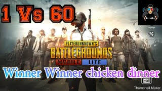 1 Vs 60 // Winner Winner chicken dinner