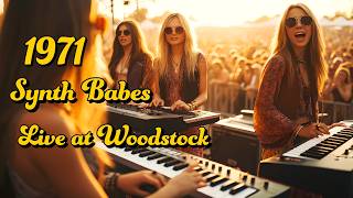 Retro Synth Babes live at Woodstock 1971 | Berlin School of Electronic Music [Full Album]