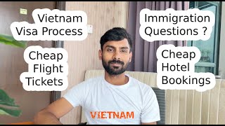 Vietnam Visa Process, Immigration and Flight Tickets ? | #SoloInVietnam | Parvez Vlogs