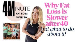 Why fat loss is Slower after 40, and WHAT YOU can Do About It!
