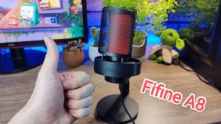 O melhor custo BENEFÍCIO atualmente!! Microfone Fifine A8