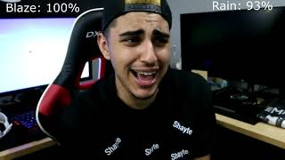 Faze Blaze vs Faze Rain (Diss track with healthbars)