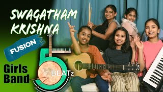 5Beatz Girls Band | Swagatham Krishna Fusion | VSharp Gurukulam Originals | Carnatic Fusion