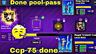 Play for new pool pass in 8 ball pool | 8 ball pool new pool pass cues max | ccp increase |tp gamer