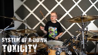 System Of A Down - Toxicity - Drum Cover Playthrough by Nikodem Hodur Age 12