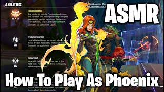 [ASMR]😴 Marvel Rivals: How Does Phoenix's Powers & Abilities Work! 💤 Controller Sounds 💤