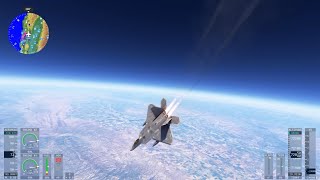 F-22 Flying through California 