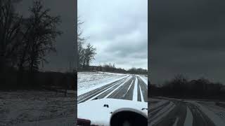 Short state park winter ride# nature # no commentary 2013 Jeep wrangler winter cruise