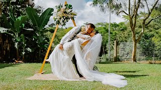 They got married where they first met!! Intimate Hawaiian Wedding on the Lewis' family land