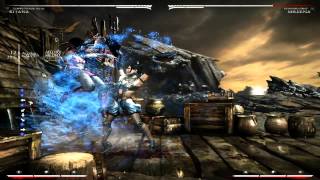 Mortal Kombat X - Combo da Kitana sem barras 14 hits e 33% de dano