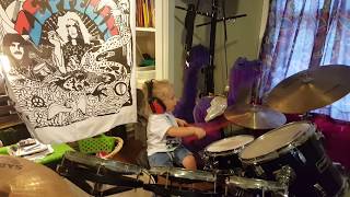 Emet Drumming and Singing at 20 months old