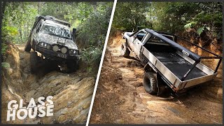 Old 4x4s vs Glasshouse Tracks