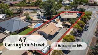 47 Carrington Street – South Kalgoorlie -Two Homes. High RENTAL YIELD