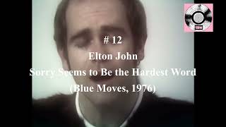 Top 20: The best songs of Elton John