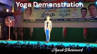 Yoga Demonstration | Ayush Bhowmick | #yoga #students @labanyayogaTribeni | #dreamsneverdie 🧘