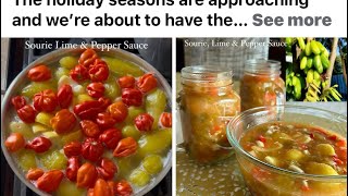 SOURIE/ BILIMBI/ LEMON PEPPER SAUCE-PICKLE / IN THE KITCHEN WITH LYNN #peppersauce #lemonpepper 