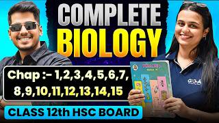 Class 12 Biology Full Syllabus 2026 | Chapter 1 to 15 Complete महा-Revision HSC Board By Tapi Miss