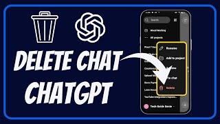 How to Delete Single Chat on ChatGPT Mobile App