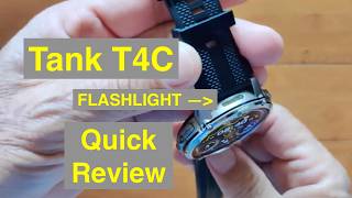 KOSPET TANK T4C (and M4C) LED Flashlight AMOLED Always-On Rugged Smartwatches: Quick Overview