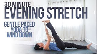 Evening Yoga Stretch to Release Tension from Legs, Hips & Shoulders | Full Body | Slow Stretch