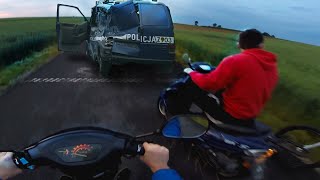 2x 50cc vs Zachód Słońca 🛵🛵