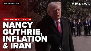 Trump says 'progress has been made' with FBI on NANCY GUTHRIE case