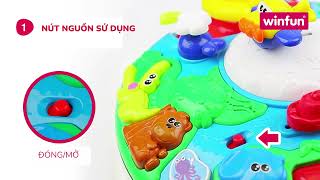 Bàn nhạc đa năng cho bé khám phá thế giới có đèn nhạc Winfun WF000876-NL