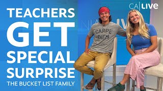 “The Bucket List Family” Surprise Teachers Nationwide + New Book Reveal!