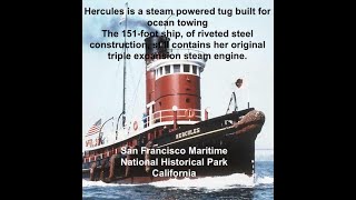 Aboard Hercules Virtual Photo Walks  with San Francisco Maritime National Historical Park, Hyde St