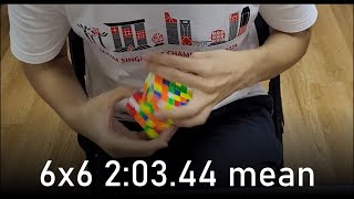 6x6 PR 2:03 mean and 1:51 single