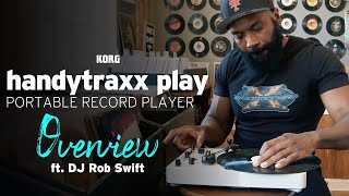 KORG handytraxx play | Overview with DJ Rob Swift