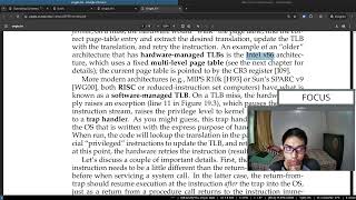 Live study: read along book "Operating Systems: Three Easy Pieces" (Part 135)
