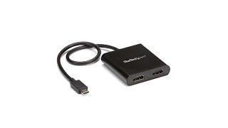 2-port USB-C to HDMI MST Hub - MSTCDP122HD | StarTech.com