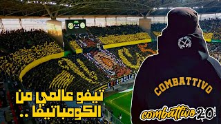 تيفو أولترا كومباتيفا 🎨 Ultra' Combattiva المشجعة لإتحاد الحراش ضد شبيبة القبائل