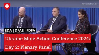Ukraine Mine Action Conference 2024 | Day 2: Plenary Panel