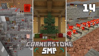 Cornerstone SMP #14 - Christmas Minigame & Epic Redstone!