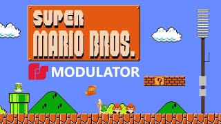 Super Mario Bros Overworld Theme, played on virtual Modulator