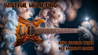 Wistful Uplifting Backing Track Jam in E Minor | C Lydian (BASSLESS)