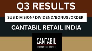 cantabil retail Q3 Results 2026 | cantabil retail Results Today | cantabil retail Share Latest New