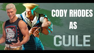 Cody Rhodes Turns Into Guile | Wrestling x Gaming Crossover