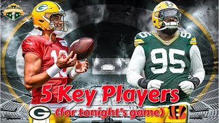 Top 5 Packers to Watch | Bengals vs Packers Preseason Clash