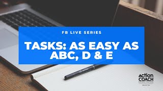 FB Live Series: Prioritisation of tasks