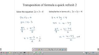 Solving Simultaneous Equations using by Substitution