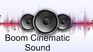 Boom Cinematic Sound Effects/Boom Sound/Boom/Music & Sound Effects.