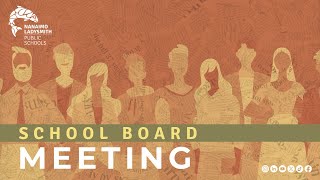 Board of Education Meeting- June 25, 2025- Nanaimo Ladysmith Public Schools