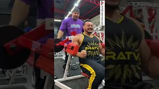 FELIPE FRANCO É ARRASADO PELO RAFA BRANDÃO NO TREINO DE OMBROS #rafabrandao #felipefranco #brasil