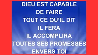 GloryFM | DIEU EST CAPABLE DE FAIRE (IL FERA) |  #christianmusicchannel  #subscribe