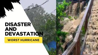 Hurricane 🌀 Melissa hits Jamaica causing chaos and crisis | Total destruction