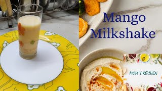 Easy Mango Milkshake/Mango and Banana Milkshake